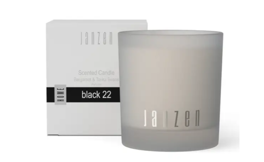 Аромасвічка Janzen Black 22, 210 г