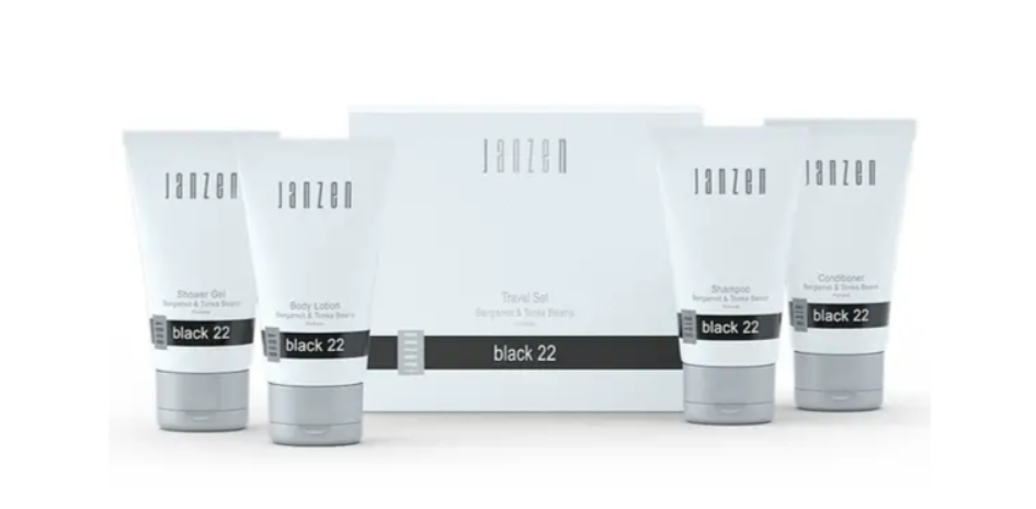 Дорожній набір Janzen Travelset Black 22