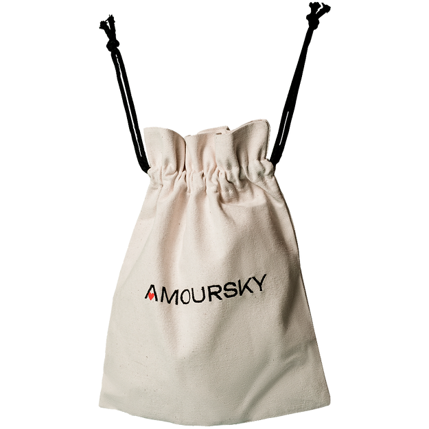 Бавовняний бежевий подарунковий мішечок, великий