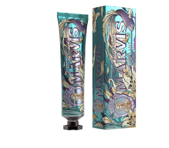 Зубна паста м’ята та лілія Marvis Sinuous Lily, 75 мл