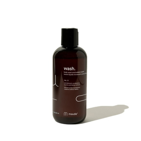 Гель для душу та піна для ванни №3 евкаліпт та сандалове дерево Maude Wash no.3, 355 мл