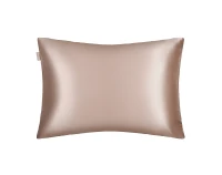 Наволочка з натурального шовку та сатину Mon Mou Soft Silk Pillowcase Beige