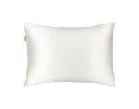 Наволочка з натурального шовку та сатину Mon Mou Soft Silk Pillowcase Natural White