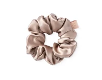Об’ємна резинка з натурального шовку Mon Mou Silk Large Scrunchie Beige