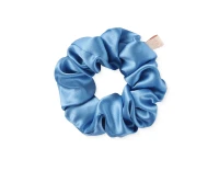 Об’ємна резинка з натурального шовку Mon Mou Silk Large Scrunchie Blue