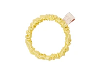 Тонка резинка з натурального шовку Mon Mou Silk Slim Scrunchie Yellow