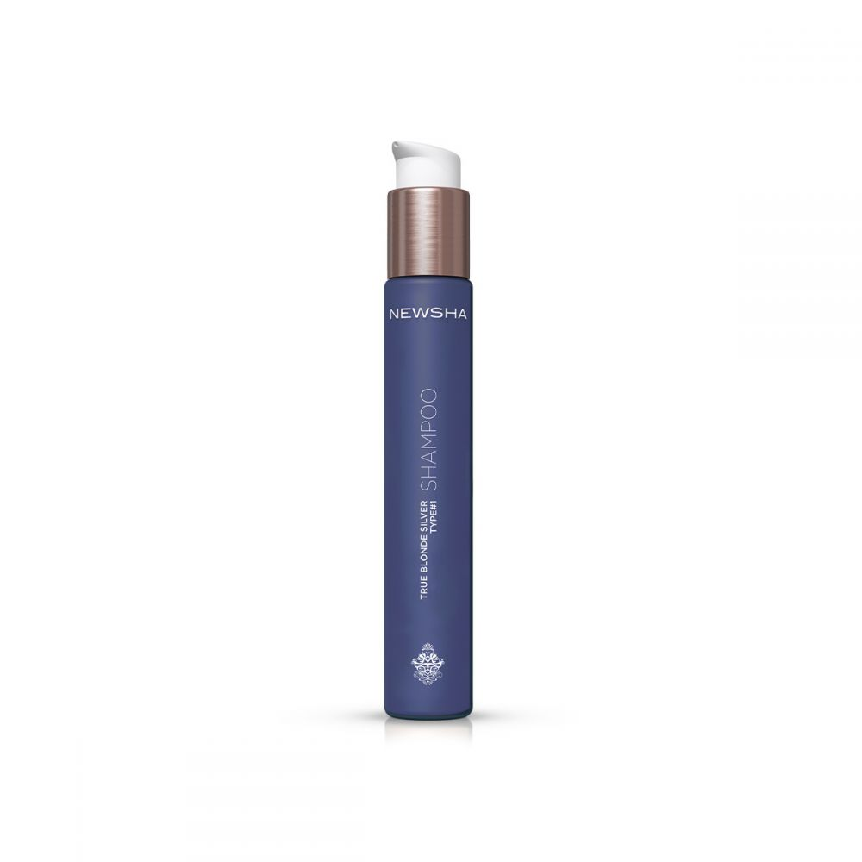 Шампунь з синім пігментом для блондинок Тип #1 Newsha True Blonde Silver Shampoo, 80 мл