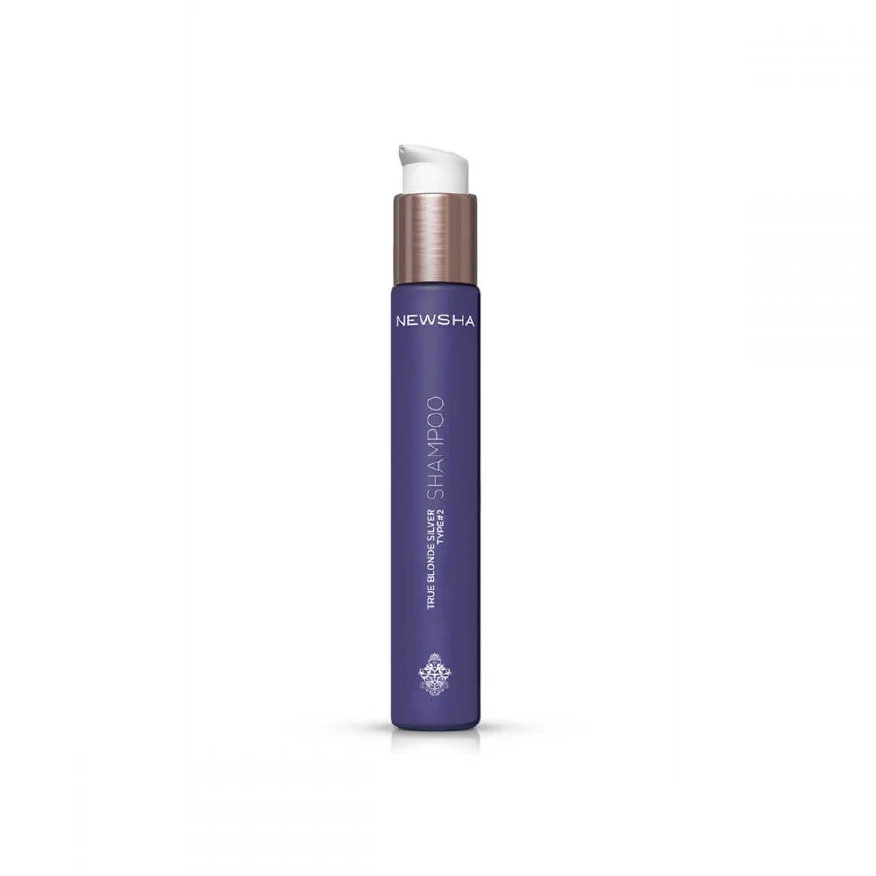 Шампунь з фіолетовим пігментом для блондинок Тип #2 Newsha True Blonde Silver Shampoo, 80 мл
