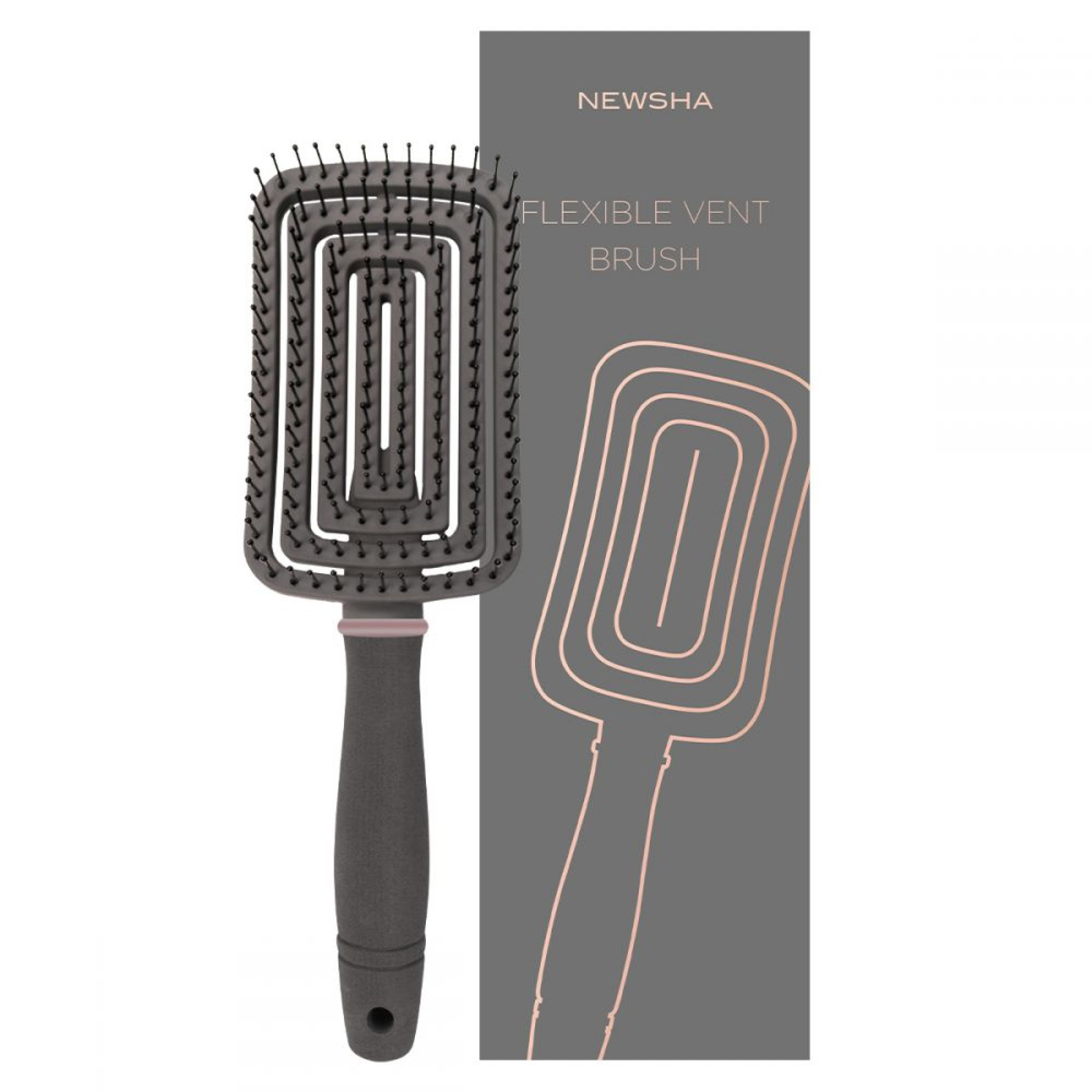 Велика гнучка і продувна щітка Newsha Flexible Vent Brush Large