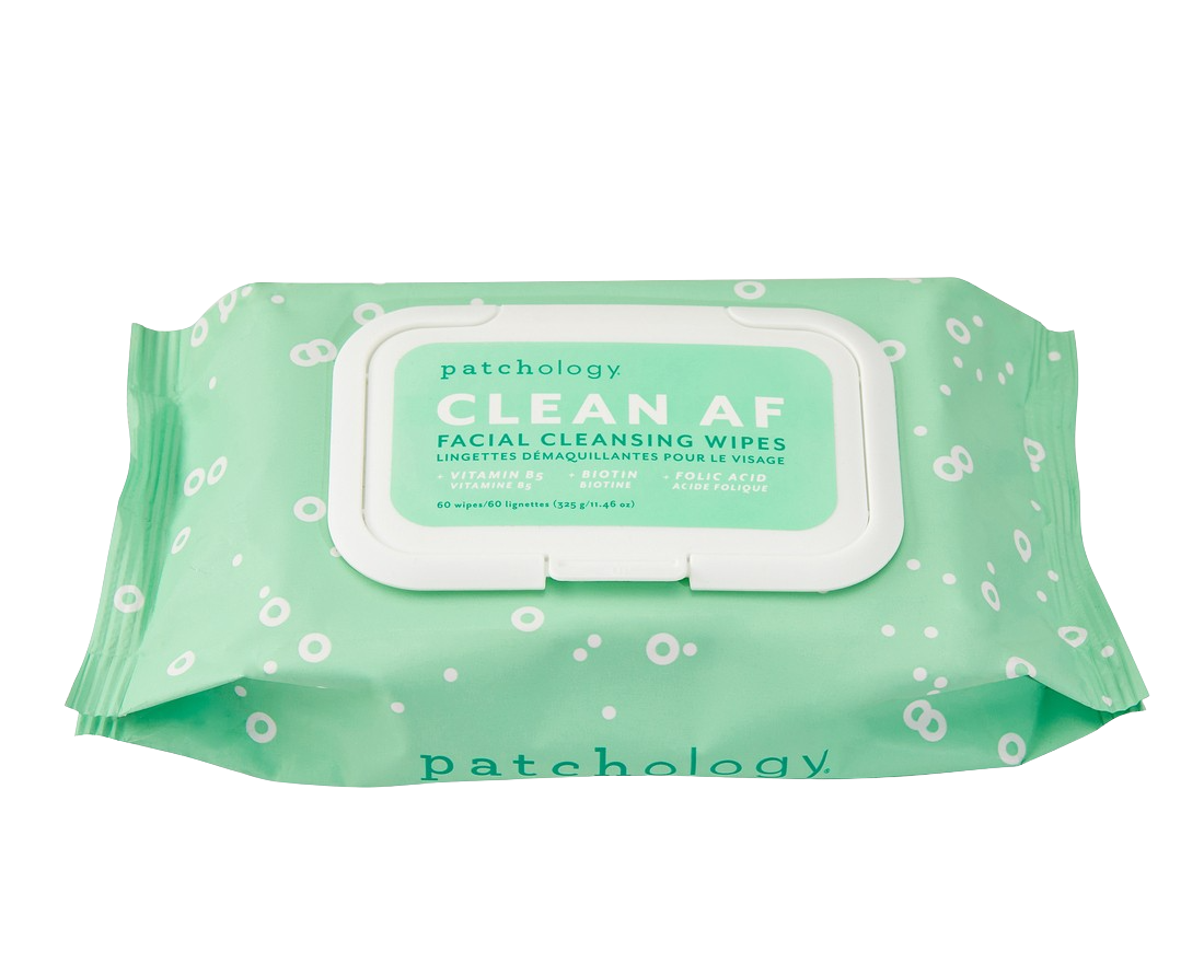 Очищуючі серветки для демакіяжу Clean AF Facial Cleansing Wipes, 60 шт