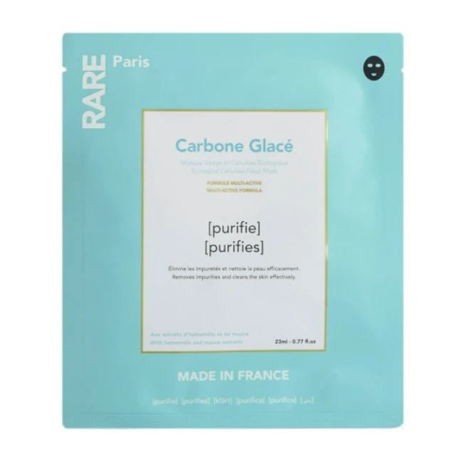 Очищувальна маска з гамамелісом Rare Paris Carbone Glacé Purifying Face Mask, 23 мл