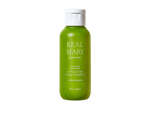 Глибокоочищаючий шампунь з соком розмарину Real Mary Exfoliating Scalp Shampoo, 100 мл