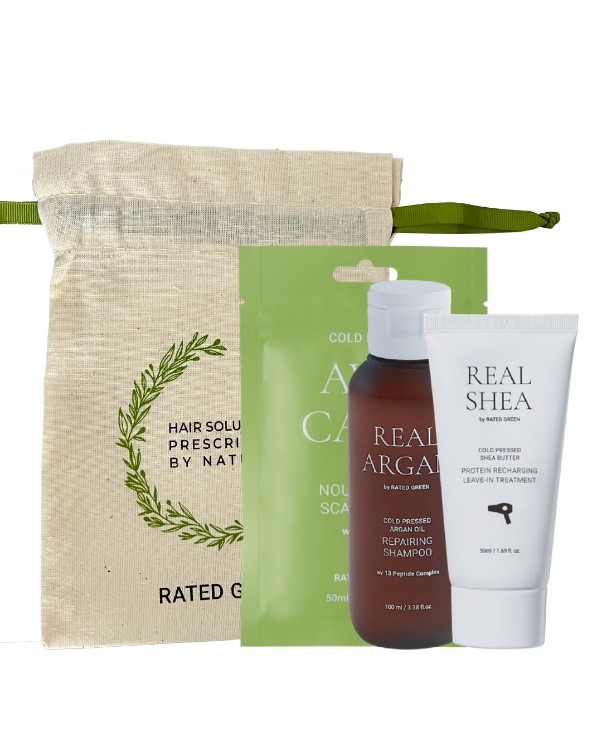 Набір мініатюр з шампунем Rated Green Mini Set Real Argan