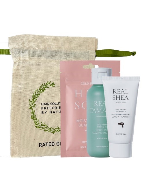 Набір мініатюр з шампунем Rated Green Mini Set Real Tamanu