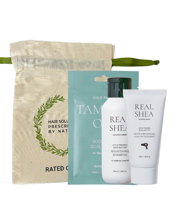 Набір мініатюр з шампунем Rated Green Mini Set Real Shea