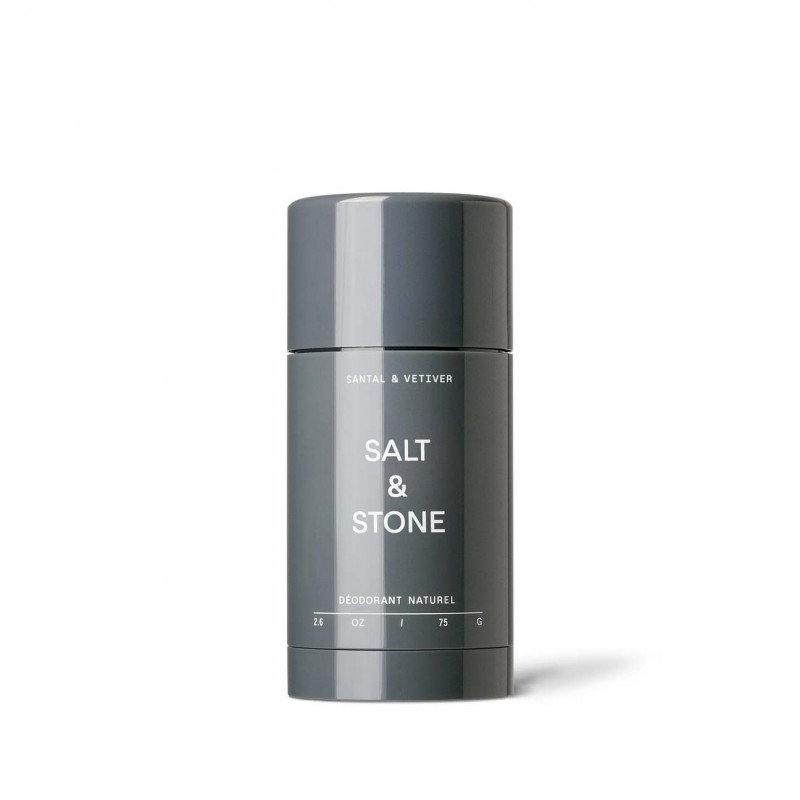 Натуральний дезодорант для чутливої шкіри сандал та ветивер Salt & Stone Natural Deodorant, 75 г
