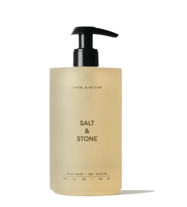 Антиоксидантний гель для душу сандал та ветивер Salt & Stone Body Wash, 450 мл