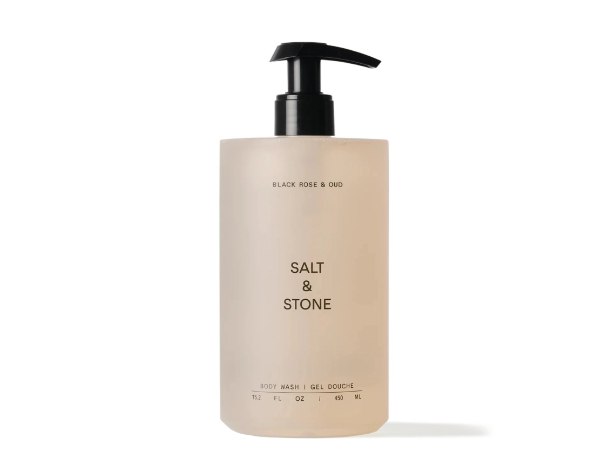 Антиоксидантний гель для душу чорна троянда та уд Salt & Stone Body Wash, 450 мл