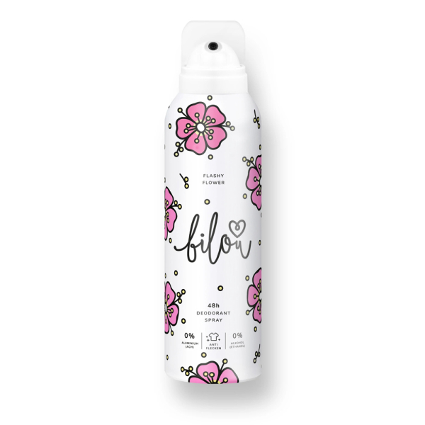 Дезодорант-спрей Bilou Deodorant Spray Flashy Flower, 150 мл