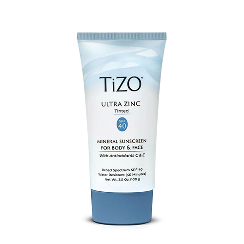 Мінеральний сонцезахисний крем для обличчя та тіла з відтінком Ultra Zinc Body & Face SPF 40, 100 г