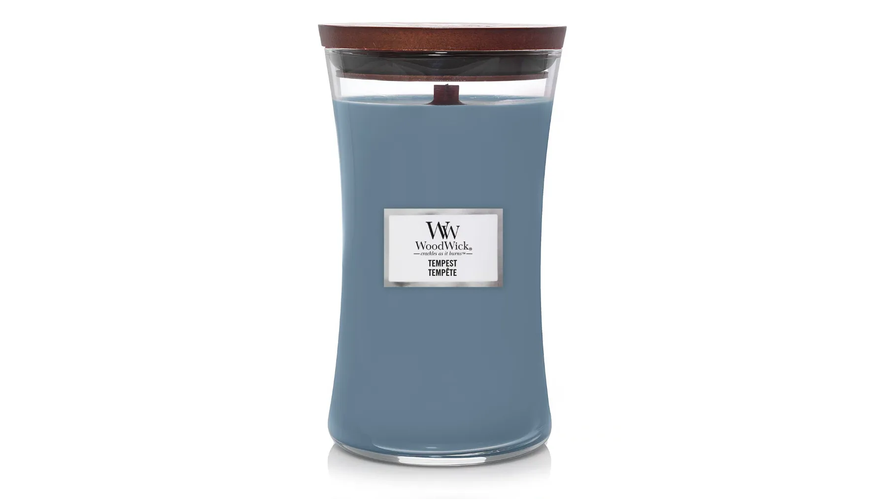 Ароматична свічка з морською сіллю та перлинами Woodwick Large Tempest, 609 г