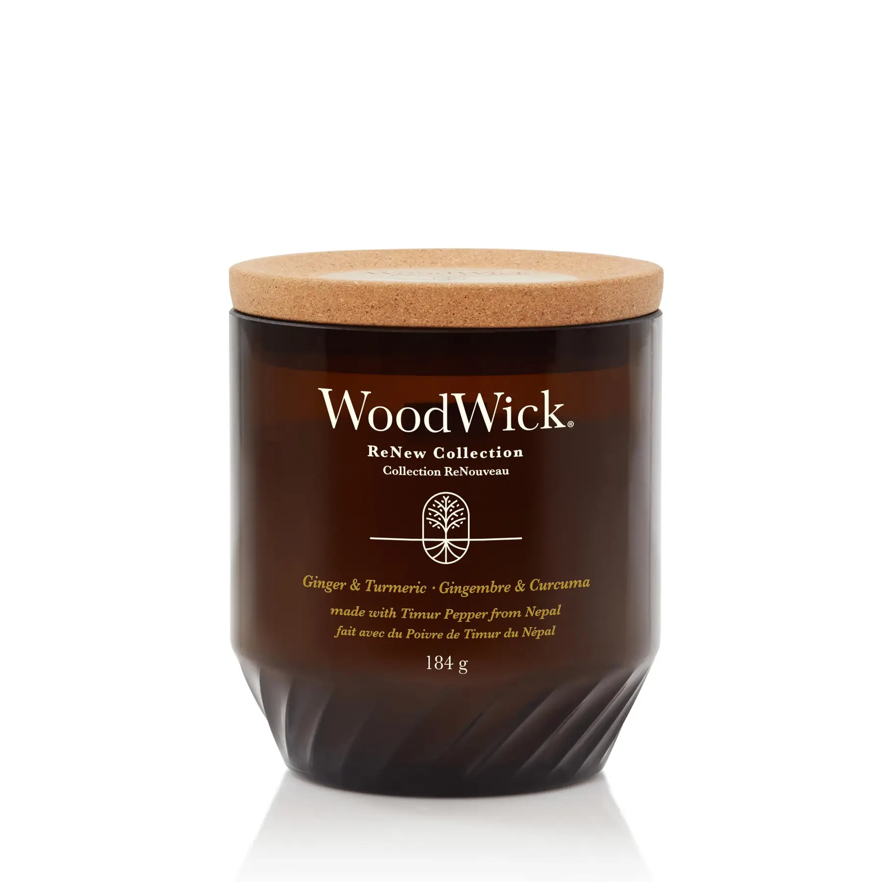 Свічка з імбиром і куркумою Ginger & Turmeric RENEW Woodwick, 184 г