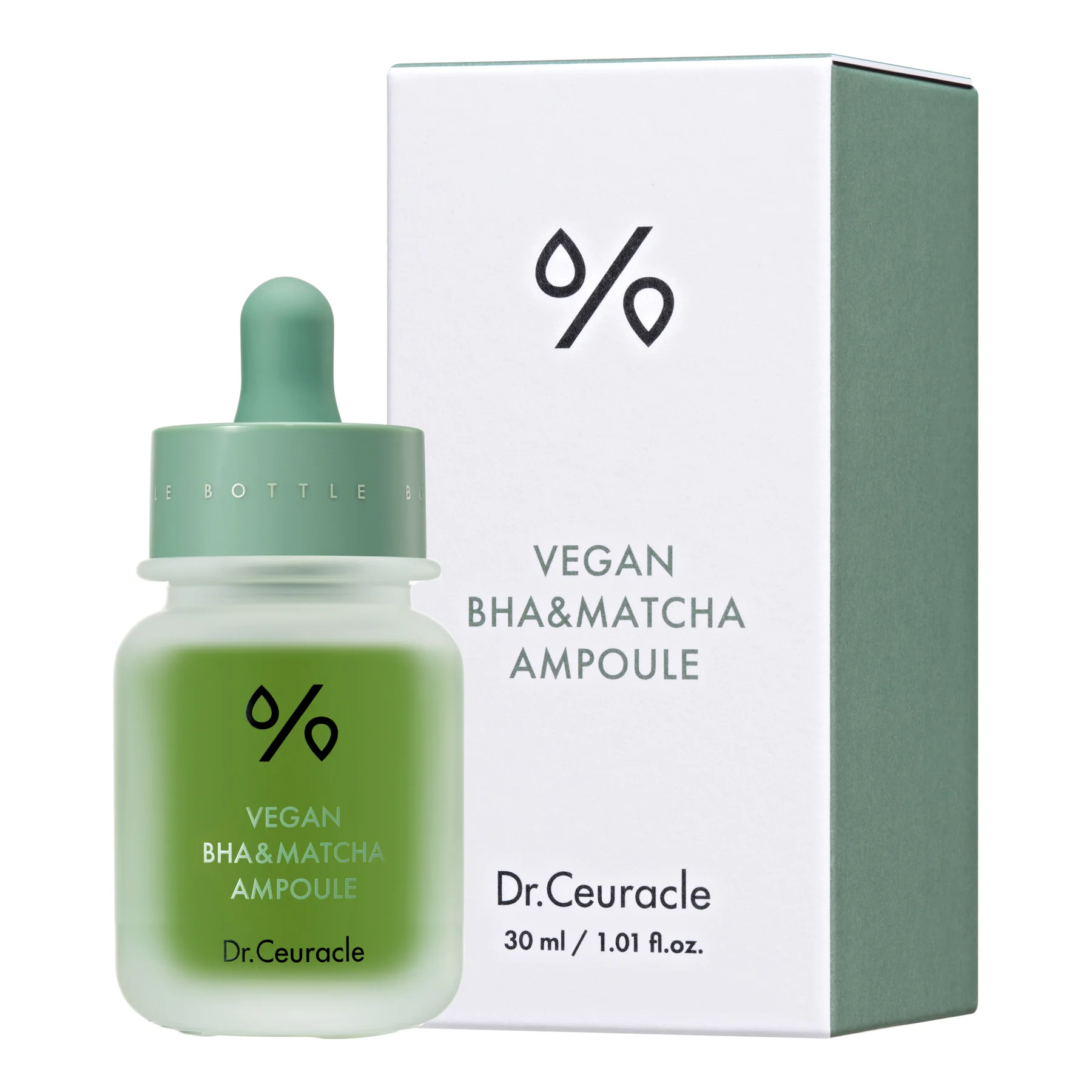 Ампульна сироватка Dr. Ceuracle Vegan BHA & Matcha Ampoule, 30 мл