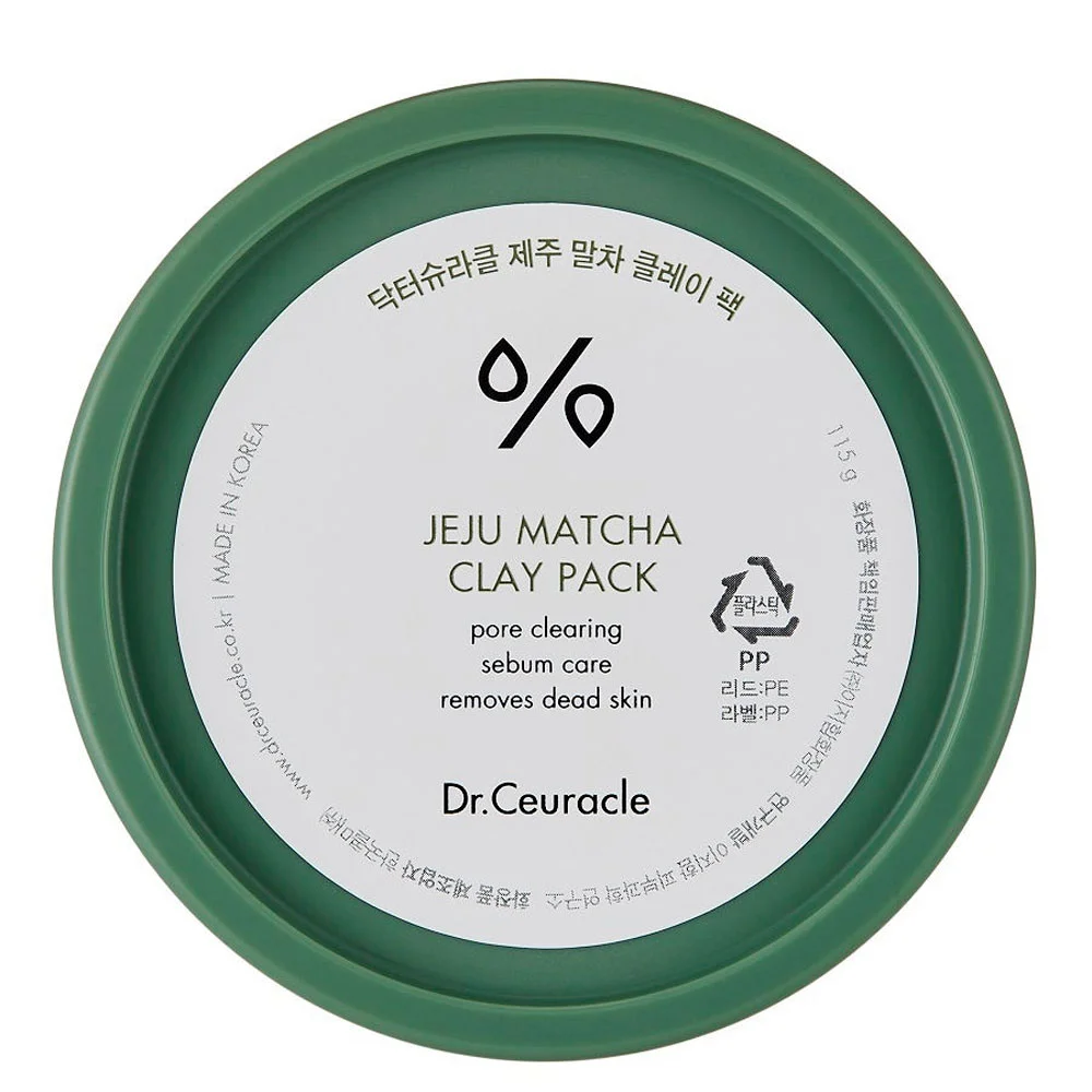 Очищуюча глиняна маска з чаєм матча Dr. Ceuracle Jeju Matcha Clay Pack, 115 г