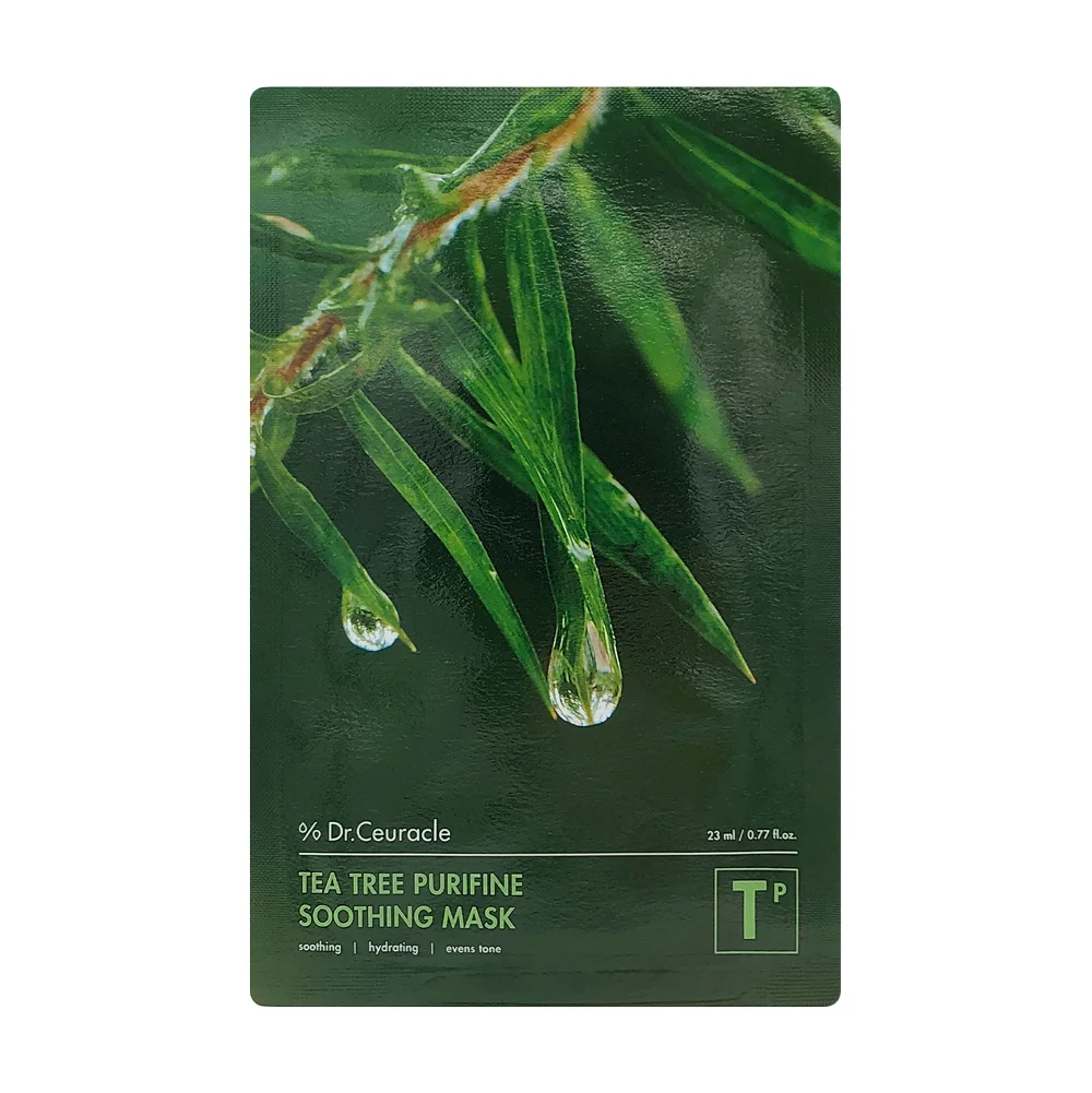 Заспокійлива маска з екстрактом чайного дерева Dr. Ceuracle Tea Tree Purifine Soothing Mask, 23 мл