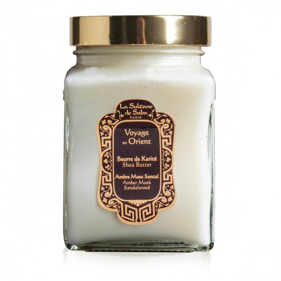 Масло каріте Aмбра Мускус Сантал La Sultane De Saba Shea Butter AMS, 300 мл