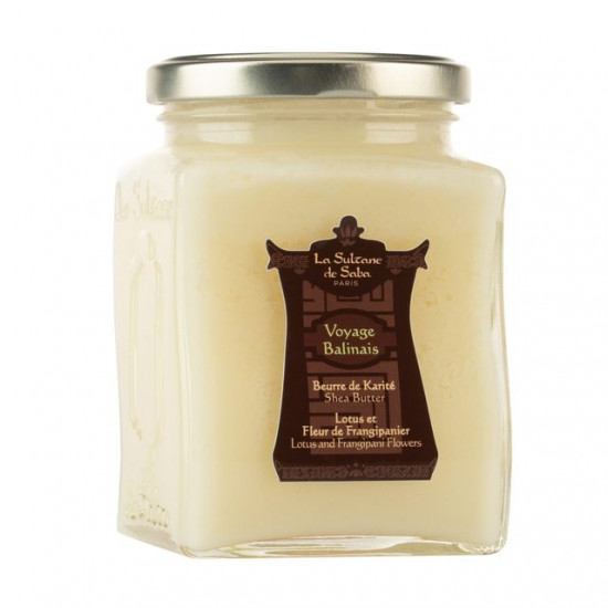 Масло каріте Балі La Sultane De Saba Shea Butter Lotus et Frangipanier, 300 мл