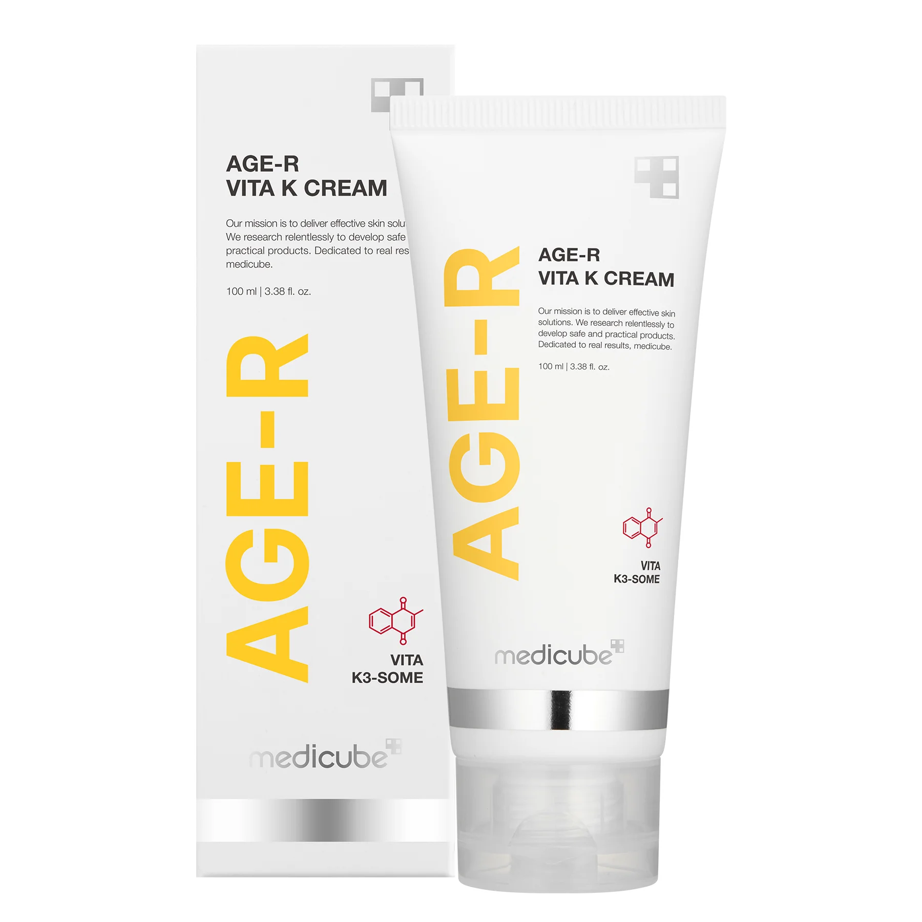 Зволожувальний антивіковий крем для обличчя та тіла Medicube AGE-R Vita K Cream, 100 мл