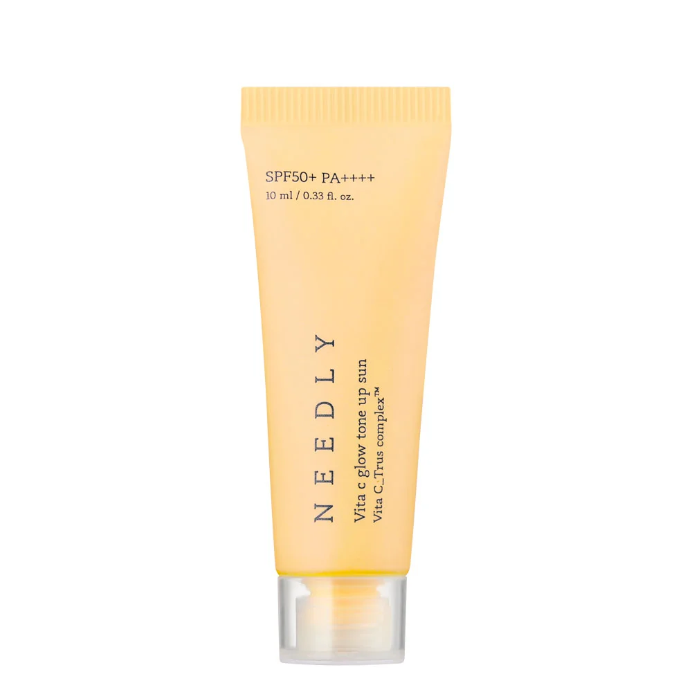 Сонцезахисний крем з ефектом освітлення та сяйва Needly Vita C Glow Tone Up Sun SPF50+ PA++++, 10 мл