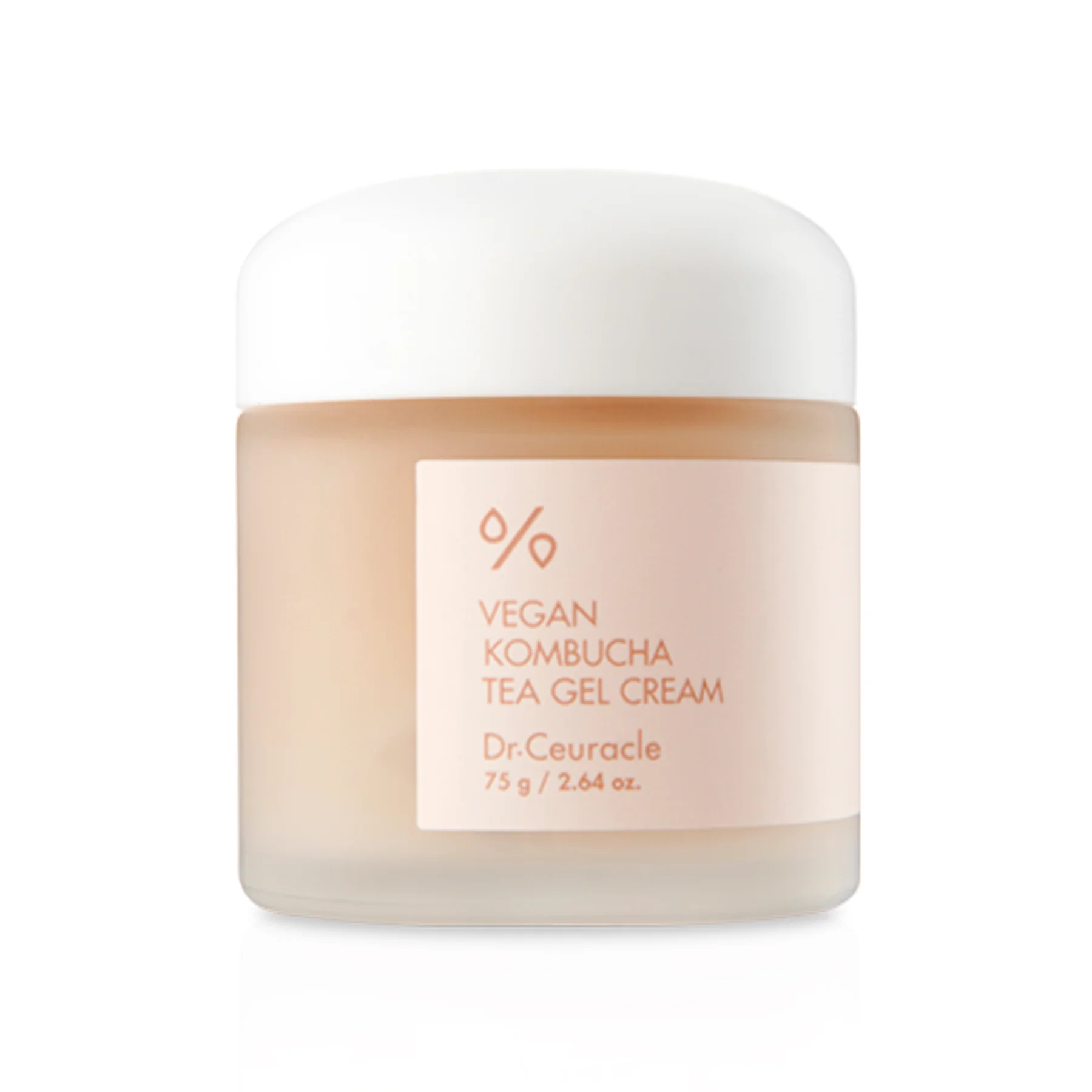 Веганський крем-гель з екстрактом комбучі Dr. Ceuracle Vegan Kombucha Tea Gel Cream, 75 г