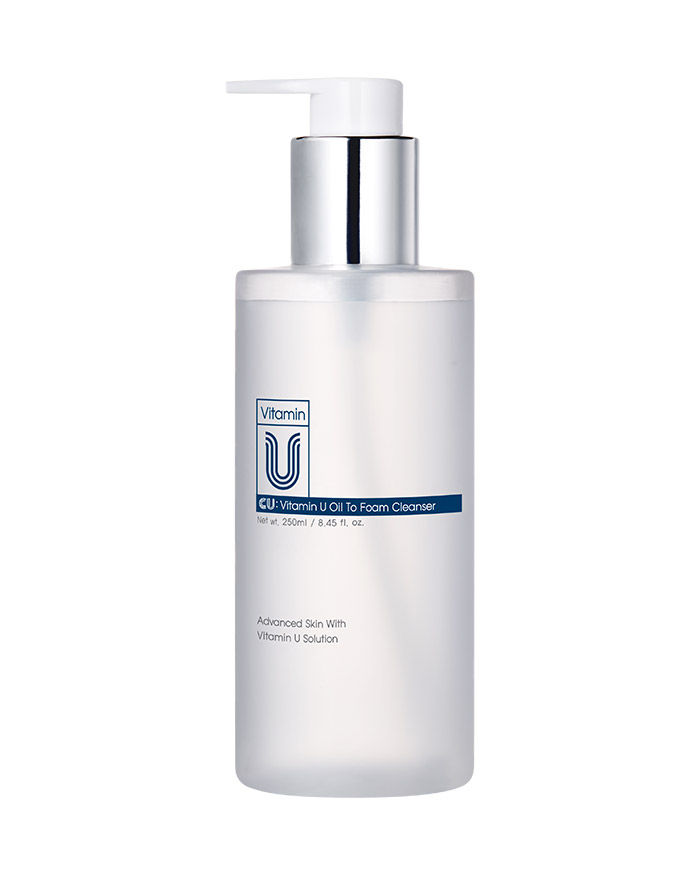 Гідрофільне очищення для чутливої шкіри з вітаміном U CU: Vitamin U Oil To Foam Cleanser, 250 мл
