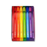 Набір з шести зубних щіток Curaprox CS 5460 "Ultra Soft" Rainbow Edition, d 0.10 мм