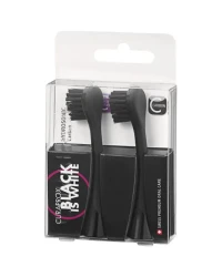 Насадки для звукової щітки Hydrosonic Black is White Carbon, 2 шт