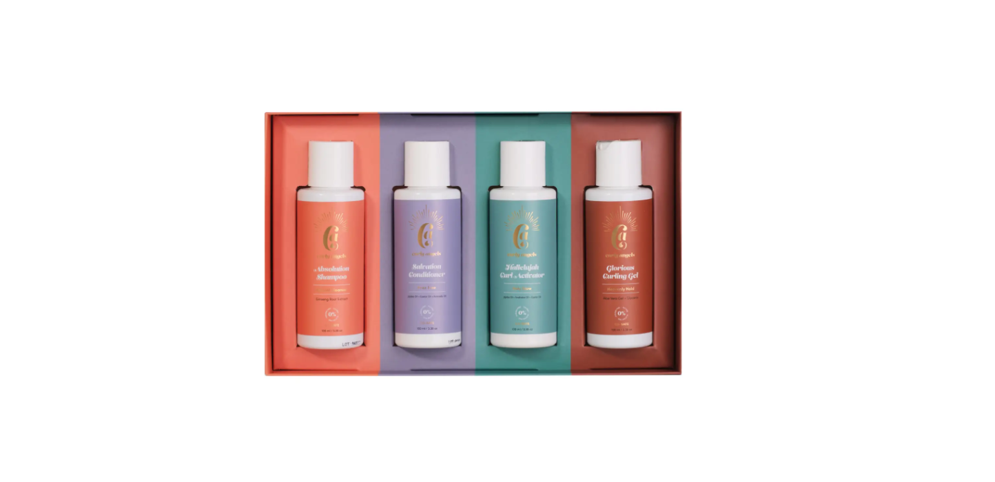 Набір мініатюр для кучерявого волосся Curly Angels To Go