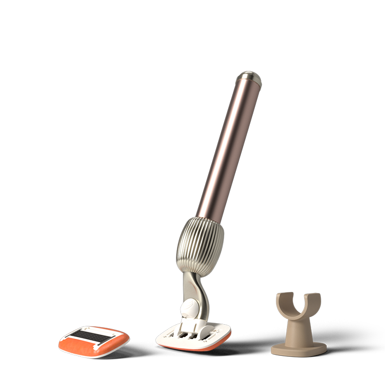 Стартовий набір засобів для гоління Блиск Fler The Razor Starter Set Blush